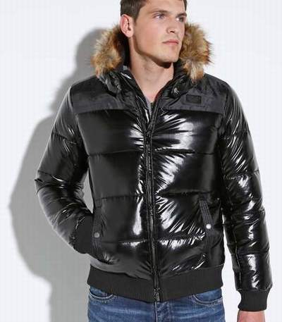 doudoune homme vrai fourrure